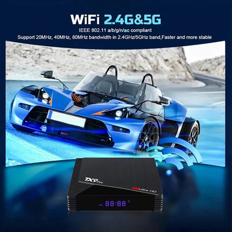TV Box TX9 PRO Android WI-FI 5G
